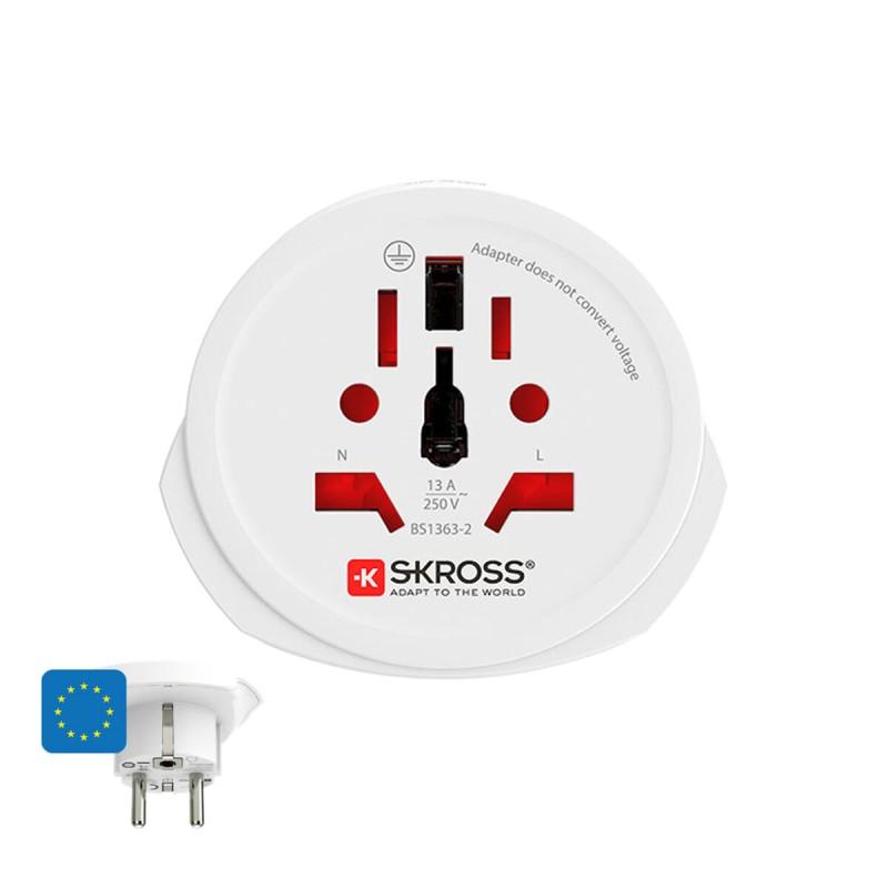 Adaptador de Corriente Skross 1500211-E Europeo Internacional