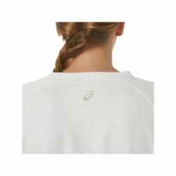 Sudadera sin Capucha Mujer Asics Tiger Blanco