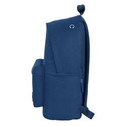 Mochila Escolar Safta   31 x 41 x 16 cm Azul marino