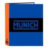 Carpeta de anillas Munich Submarine Azul eléctrico A4 27 x 33 x 6 cm