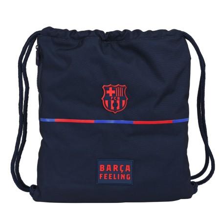 Bolsa Mochila con Cuerdas F.C. Barcelona Azul marino 35 x 40 x 1 cm