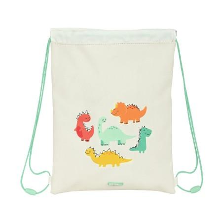 Bolsa Mochila con Cuerdas Safta Dinos Crema