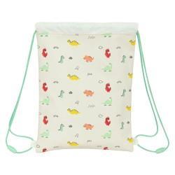 Bolsa Mochila con Cuerdas Safta Dinos Crema