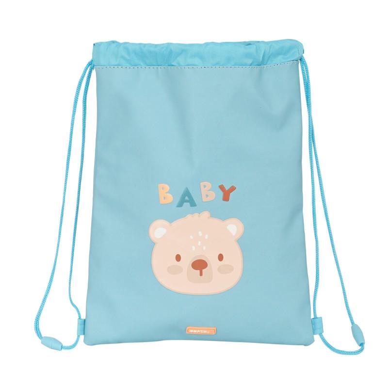 Bolsa Mochila con Cuerdas Safta Baby bear Azul