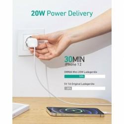 Cargador de Pared Aukey Omnia Mini Blanco 20 W