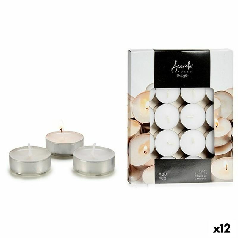 Set de Velas Blanco (12 Unidades)