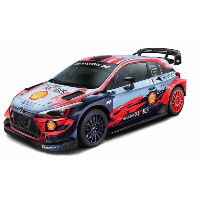 Coche Radio Control Hyundai i20 WRC Batería 2,4 GHz Cargador 1:16