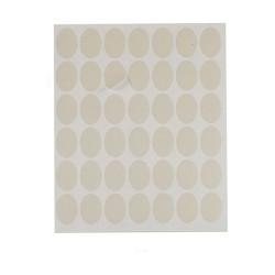 Etiquetas adhesivas Blanco 17 x 24 mm Ovalado (12 Unidades)