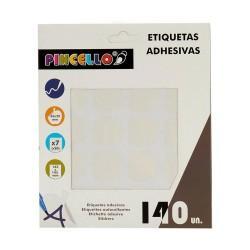 Etiquetas adhesivas Blanco 22 x 49 mm Manzana (12 Unidades)