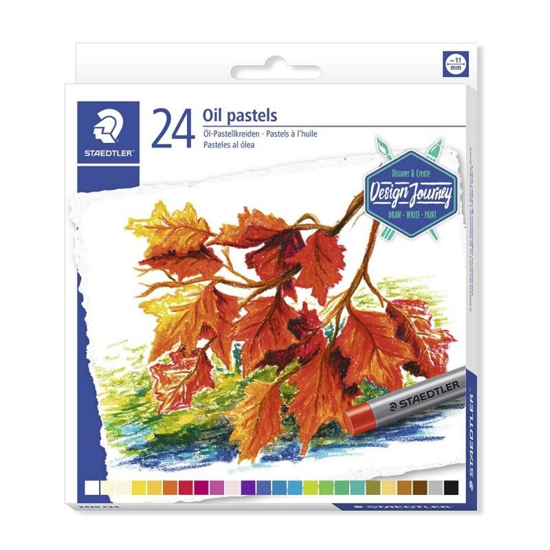 Ceras de colores Staedtler Design Journey 24 Piezas Multicolor (24 Unidades)