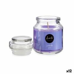 Vela Perfumada Lavanda 7 x 10 x 7 cm (12 Unidades)