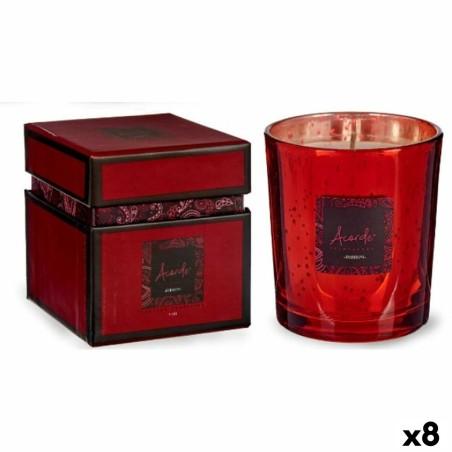 Vela Perfumada Frutos rojos 8 x 9 x 8 cm (8 Unidades)