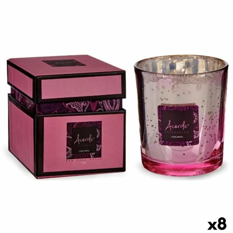 Vela Perfumada Nata Fresa 8 x 9 x 8 cm (8 Unidades)