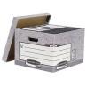 Caja de Archivo Fellowes Bankers Box Gris Din A4 29,4 x 38,7 x 44,5 cm