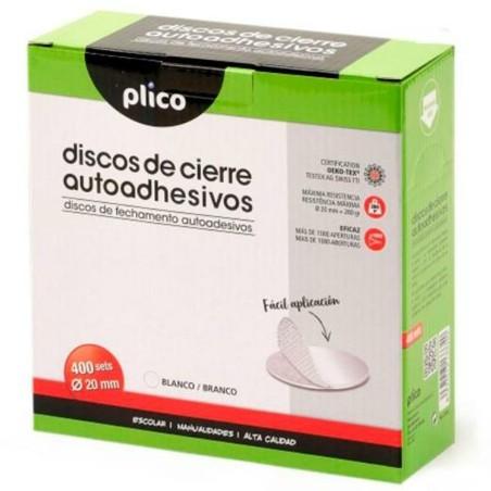 Adhesivos PLICO 400 Piezas Blanco