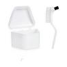 Set para Dentaduras Postizas Blanco Polipropileno (12 Unidades)