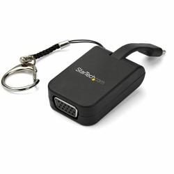 Adaptador USB C a VGA Startech CDP2VGAFC            Negro