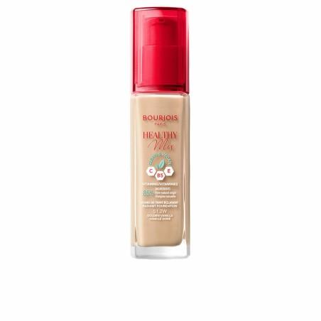 Base de Maquillaje Fluida Bourjois Healthy Mix 30 ml Nº 51.2W Golden vanilla