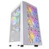 Caja Semitorre ATX Mars Gaming MCMESHW Blanco