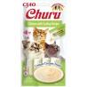 Snack para Gatos Inaba Churu 4 x 14 g Marisco Pollo