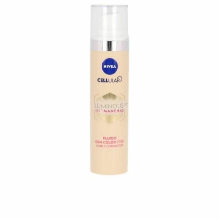 Crema Hidratante con Color Nivea Luminous Antimanchas Spf 20 40 ml