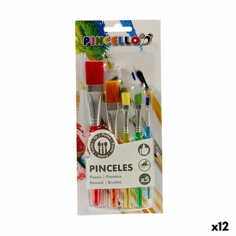 Pinceles Multicolor Set (12 Unidades)