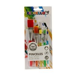 Pinceles Multicolor Set (12 Unidades)