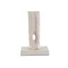 Figura Decorativa DKD Home Decor Blanco Verde 9 x 9 x 40 cm (2 Unidades)