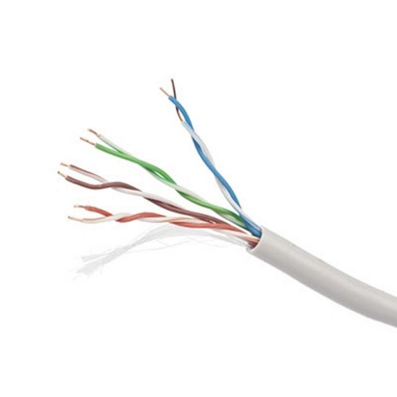 Cable RJ45 Categoría 5 UTP Rígido GEMBIRD UPC-5004E-SOL/100 100 m Gris 100 m