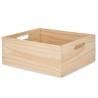 Caja Decorativa Madera de pino 31 x 14 x 36 cm (4 Unidades)