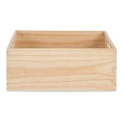 Caja Decorativa Madera de pino 31 x 14 x 36 cm (4 Unidades)