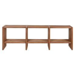 Mueble de TV Home ESPRIT Natural Teca 130 x 30 x 45 cm