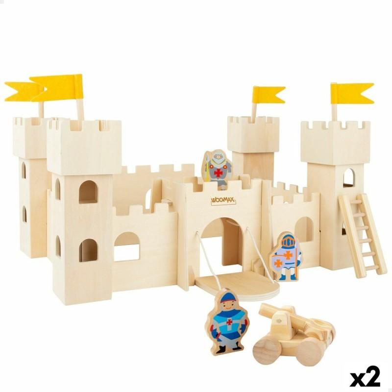 Castillo Woomax Juguete 9 Piezas 2 Unidades