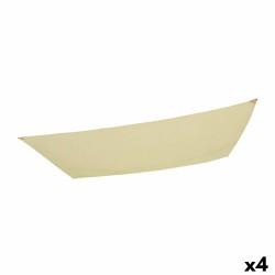 Velas de sombra Aktive Triangular Crema 200 x 0,5 x 300 cm (4 Unidades)