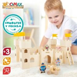 Castillo Woomax Juguete 9 Piezas 2 Unidades