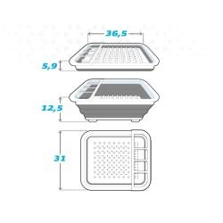 Escurridor de Cocina Plegable Aktive 6 Unidades