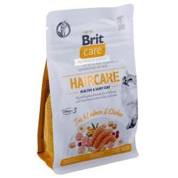 Comida para gato Brit Care Grain Free Haircare Healthy & Shiny Coat Adulto Pollo Salmón 400 g