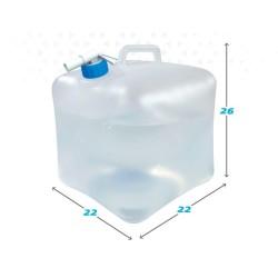 Botella de Agua Aktive Polietileno 10 L 22 x 26 x 22 cm (12 Unidades)