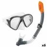 Gafas de Buceo con Tubo Intex Reef Rider Azul