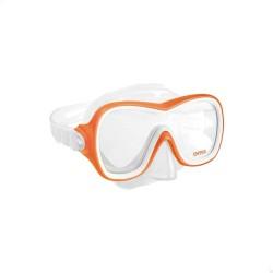 Gafas de Buceo con Tubo Intex Wave Rider Naranja