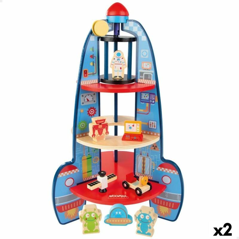 Playset Woomax 9 Piezas 2 Unidades 32,5 x 53,5 x 32,5 cm