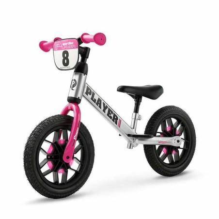 Bicicleta Infantil New Bike Player Luces Rosa 10"