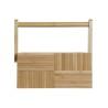 Organizador para Cubiertos DKD Home Decor Natural Bambú 27 x 16,5 x 11,5 cm