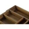 Organizador para Cubiertos DKD Home Decor Natural Acacia 35 x 30 x 7 cm