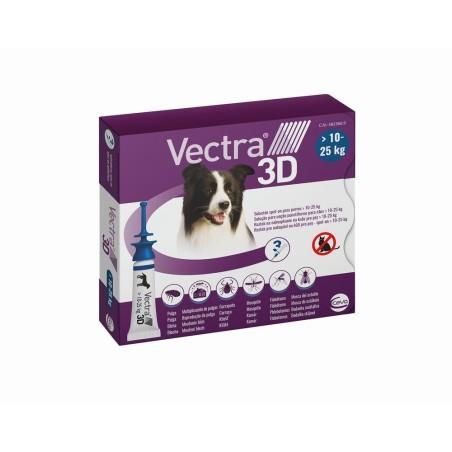 Pipeta para Perros Ceva 3D M 10-25 Kg 3 Unidades