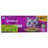 Comida para gato Whiskas Mix Favourites in jelly Pollo Salmón Atún Ternera 40 x 85 g