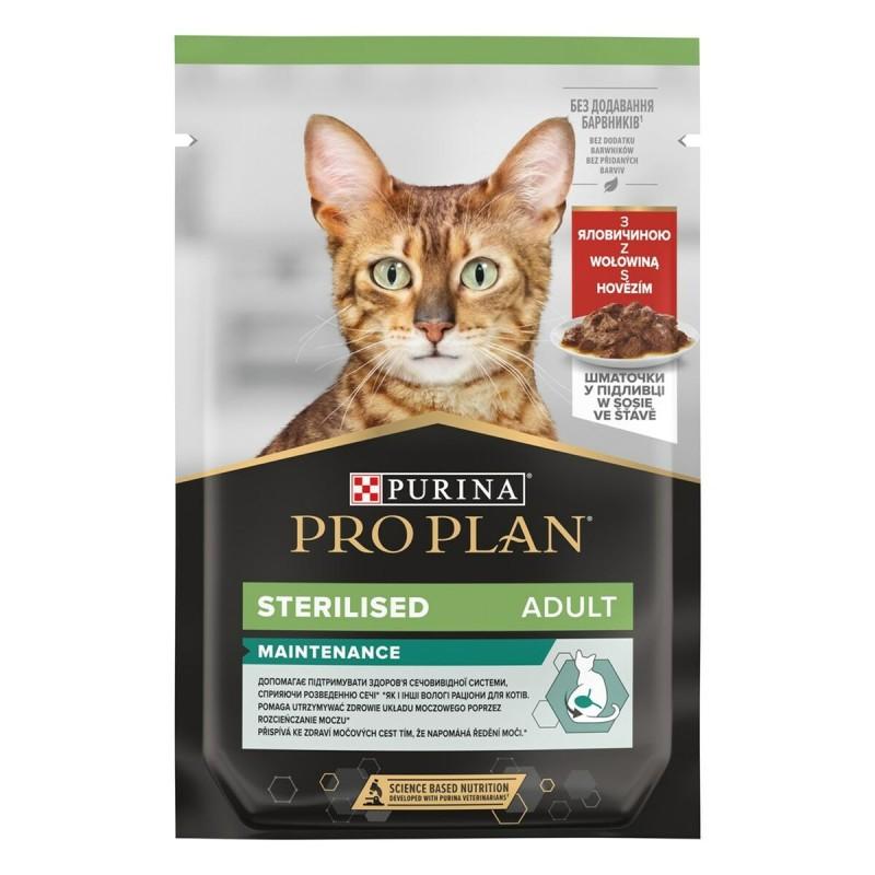 Comida para gato Purina Pro Plan Sterilised Pollo Ternera 10 x 85 g