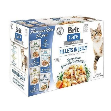 Comida para gato Brit                                 Pollo Queso Pavo