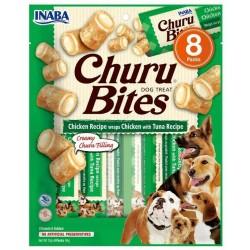 Snack para Perros Inaba Churu Bites Pollo Atún 8 x 12 g