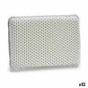 Almohada Bañera Antideslizante Blanco 100 % PVC 20 x 6 x 29 cm (12 Unidades)